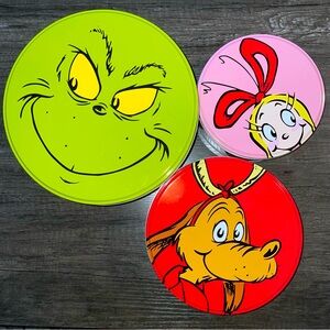 ♥️🎄 THE GRINCH TIN CONTAINERS SET 🎄♥️